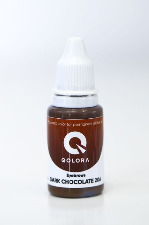 Пигменты QOLORA Eyebrows Dark Chocolate 206