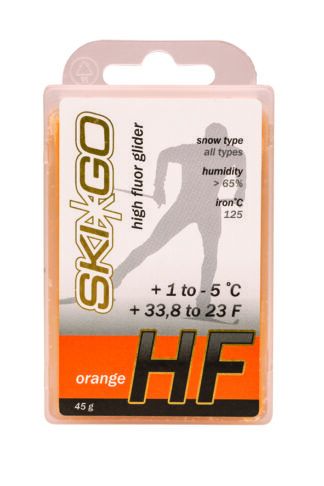 парафин skigo hf orange высокофтористый +1/-5 45 gr