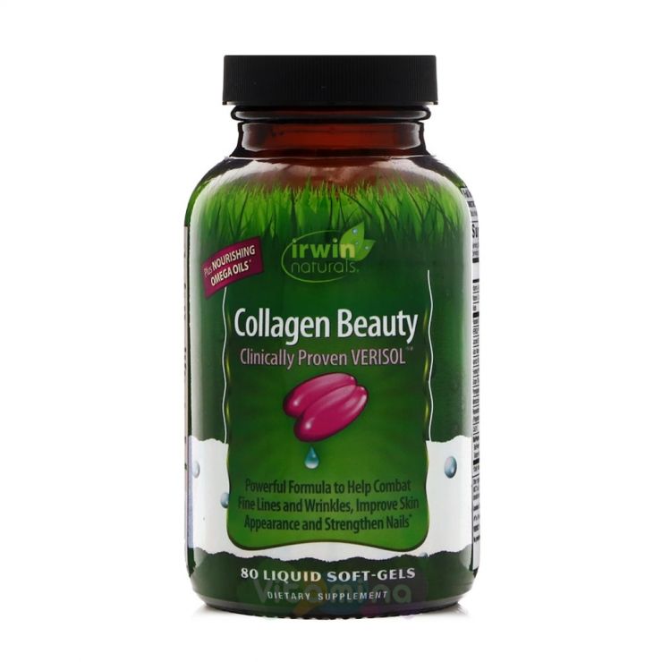 Irwin Naturals Collagen Beauty Коллаген, 80 капсул
