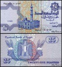 Банкнота Египет 25 пиастров
