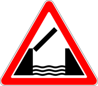 Дорожный знак 1.9 "Разводной мост".