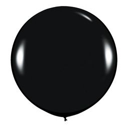 Шар (36''/91 см) Черный, пастель