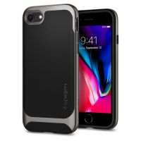 Чехол Spigen Neo Hybrid Herringbone для iPhone 8 стальной