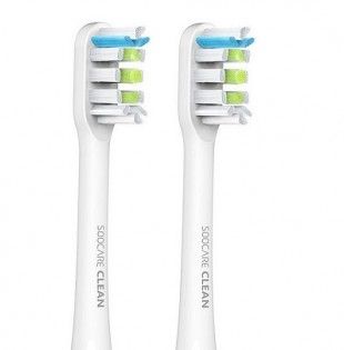 Сменные насадки для зубной щетки Soocare X3/X3U (2шт.) Белый
