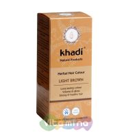 Khadi Растительная краска для волос «Светло-коричневый», 100 г