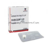 Ивекоп (ивермектиин 12мг) антипаразитарный препарат Менарини Индия | Menarini India IVECOP Ivermectin 12mg Tablet