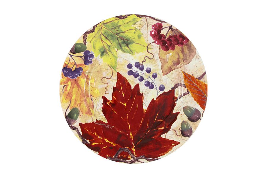 Тарелка "Кленовый лист", 23 см