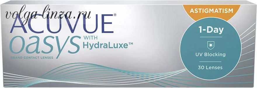 ACUVUE OASYS 1-Day with HydraLuxe™ for Astigmatism 30 линз