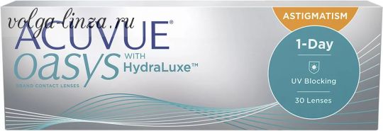 ACUVUE OASYS 1-Day with HydraLuxe™ for Astigmatism 30 линз
