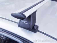 Багажник на крышу Renault Megane 2, Lux, крыловидные дуги