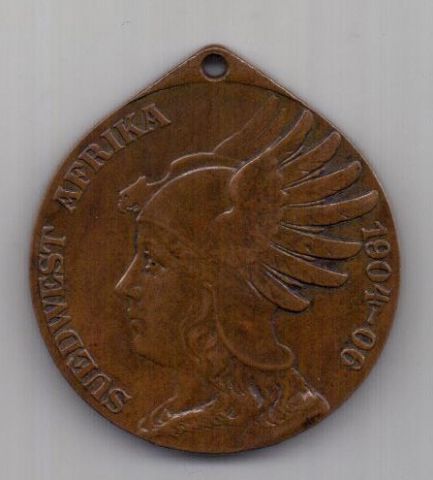 медаль 1904 - 1906 Германия RARE Юго Западная Африка AUNC
