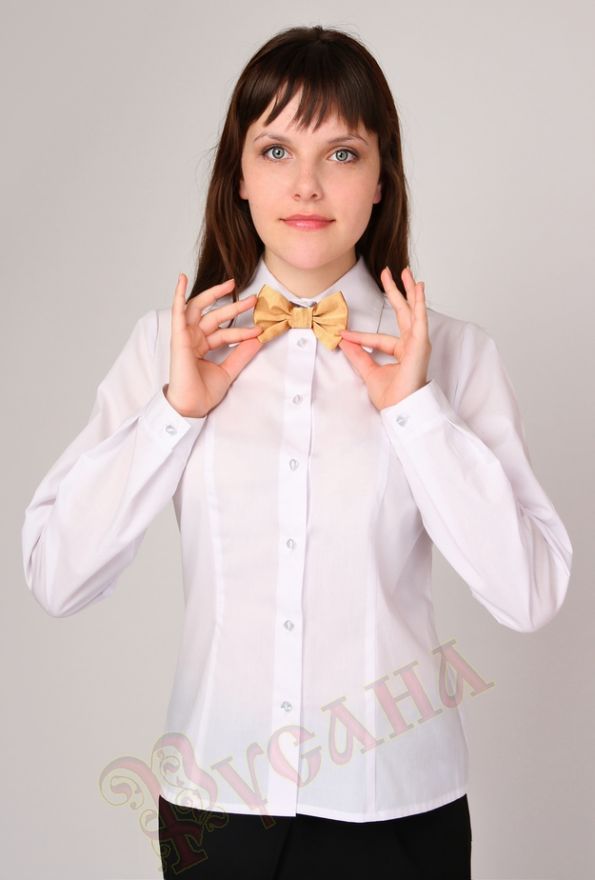 Блузка с рубашечным воротником