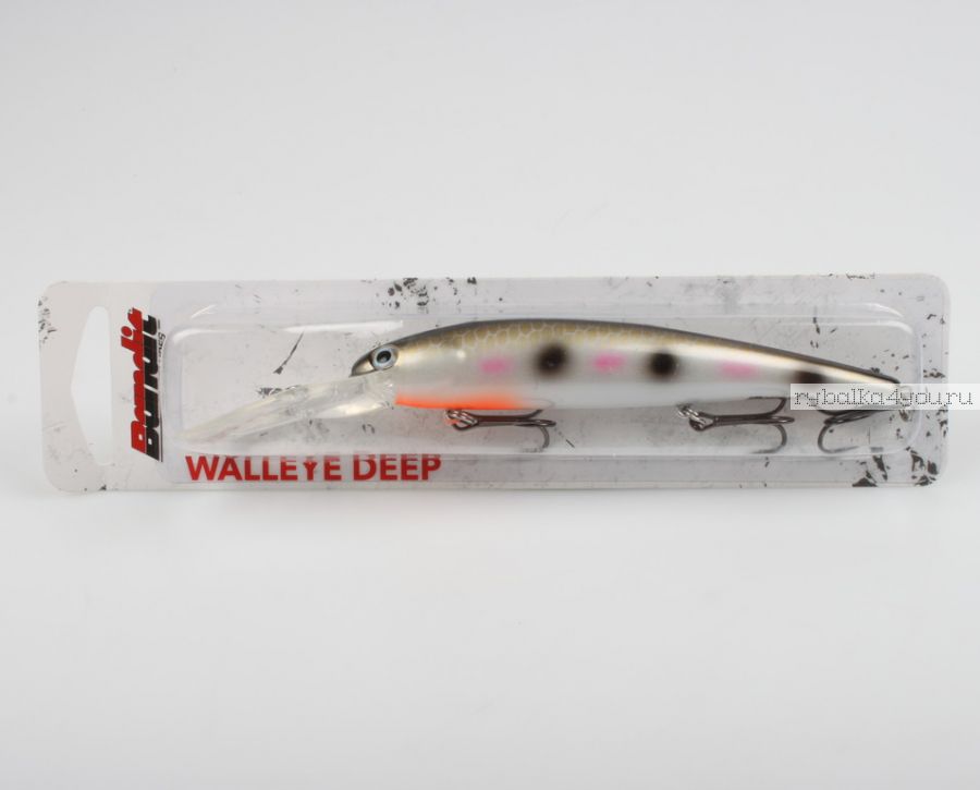 Воблер Bandit Walleye Deep 120 мм / 17,7 гр /Заглубление: до 8,1м / цвет: 2A44 Puchy Fry
