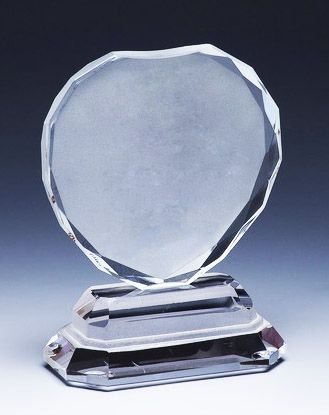 Награда из стекла  (11см, нанесение  включено в стоимость)