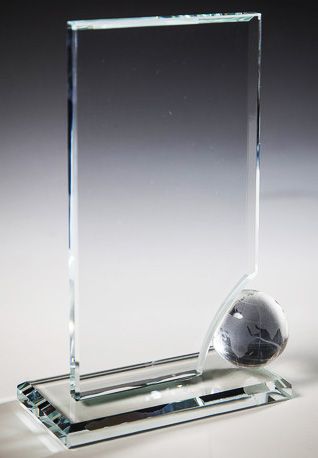 Награда из стекла  (19 см, нанесение  включено в стоимость)