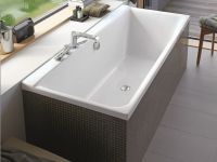 Duravit ванна P3 Comforts 700373 c наклоном слева схема 1