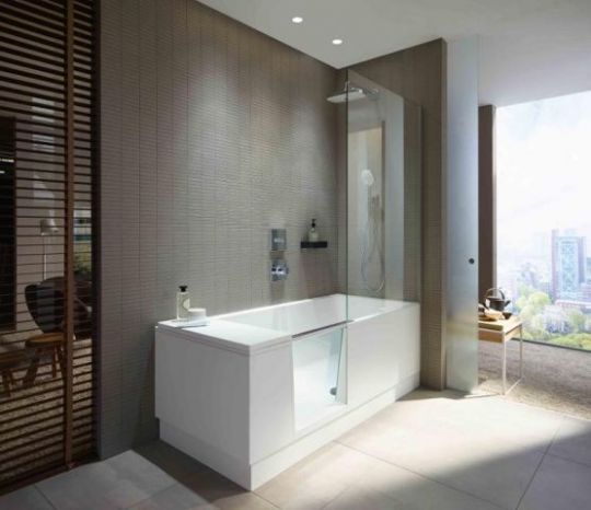 Duravit Комбинированная ванна с дверью Shower + Bath 170x75 700403 схема 7