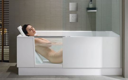 Комбинированная ванна с дверью Duravit  Shower + Bath 170x75 700404 ФОТО
