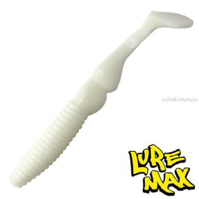 Мягкие приманки LureMax Butcher 3'' 75 мм/ упаковка 7 шт/ цвет: LSB3-009 White UV