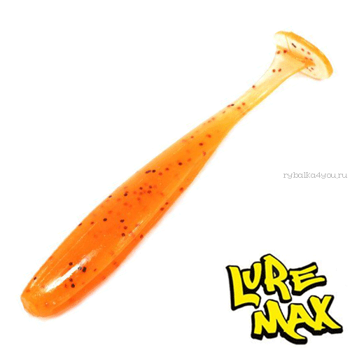 Мягкие приманки LureMax Slim Shad 5'' 125 мм /упаковка 5 шт / цвет: LSSLS5-008 Fire Carrot