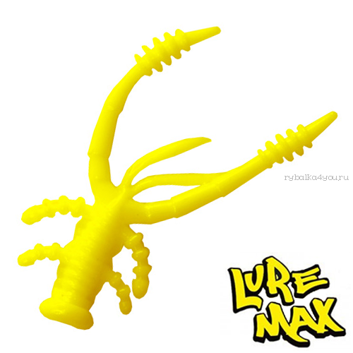 Мягкие приманки LureMax Voodoo Bug 2'' 50 мм / упаковка 10 шт / цвет: LSVB2-001 Chartreuse
