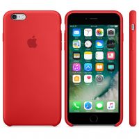 Чехол Silicon Case для iPhone 6S красный