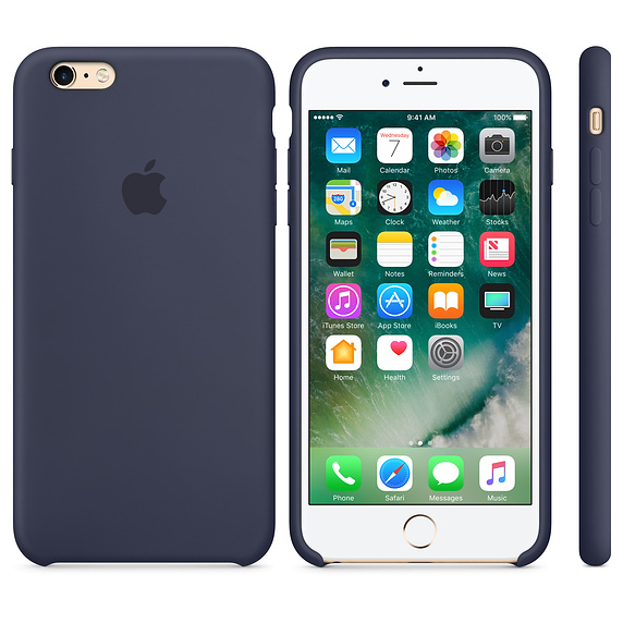 Силиконовый чехол Silicon Case для Apple iPhone 6/6S темно-синий