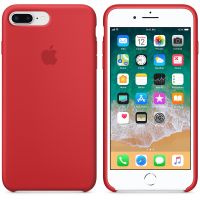 Чехол Silicon Case для iPhone 7 Plus красный