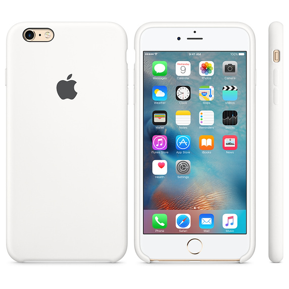 Чехол Silicon Case для iPhone 6S Plus белый
