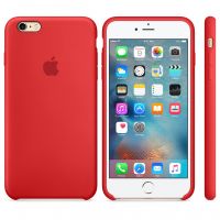 Чехол Silicon Case для iPhone 6S Plus красный