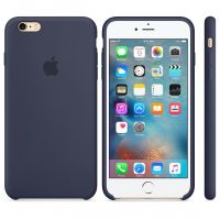 Чехол Silicon Case для iPhone 6 Plus/6S Plus темно-синий