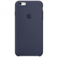 Чехол Silicon Case для iPhone 6S Plus темно-синий