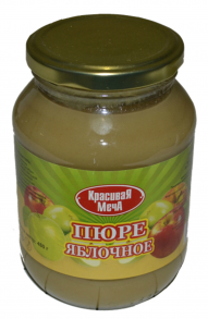 Яблочное пюре Красивая Меча (без сахара)