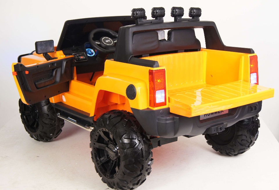 525. Детский электромобиль NEW Hummer Pickup orange