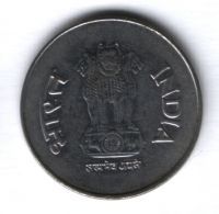 1 рупия 1999 г. Индия ( "mk" - Кремница)