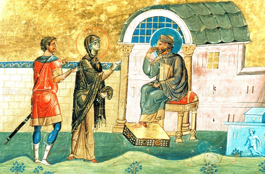 Икона Поплия Антиохийская  (копия старинной)