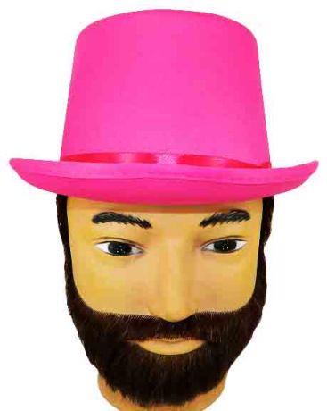 Шляпа Цилиндр(розовый)