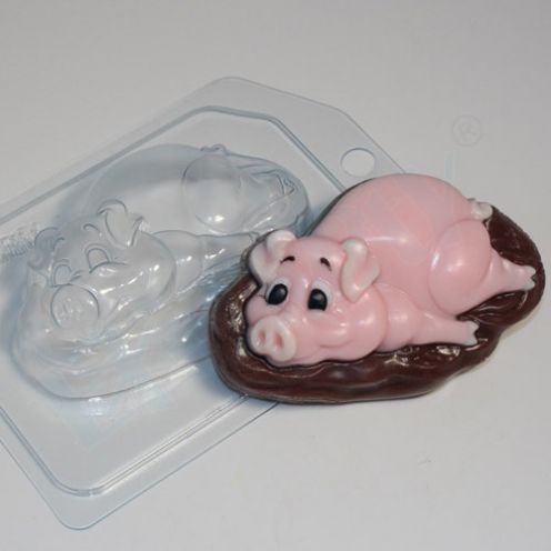 форма пластиковая Свинюшка в грязюшке