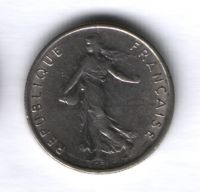 1/2 франка 1969 г. Франция XF