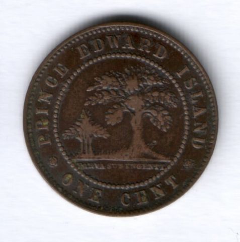 1 цент 1871 года Остров принца Эдуарда