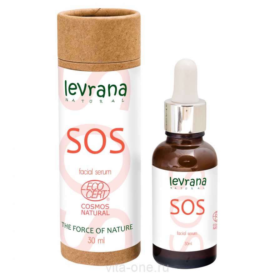 Сыворотка для лица SOS противовоспалительная для проблемной кожи с акне точечного действия Levrana (Леврана) 30 мл