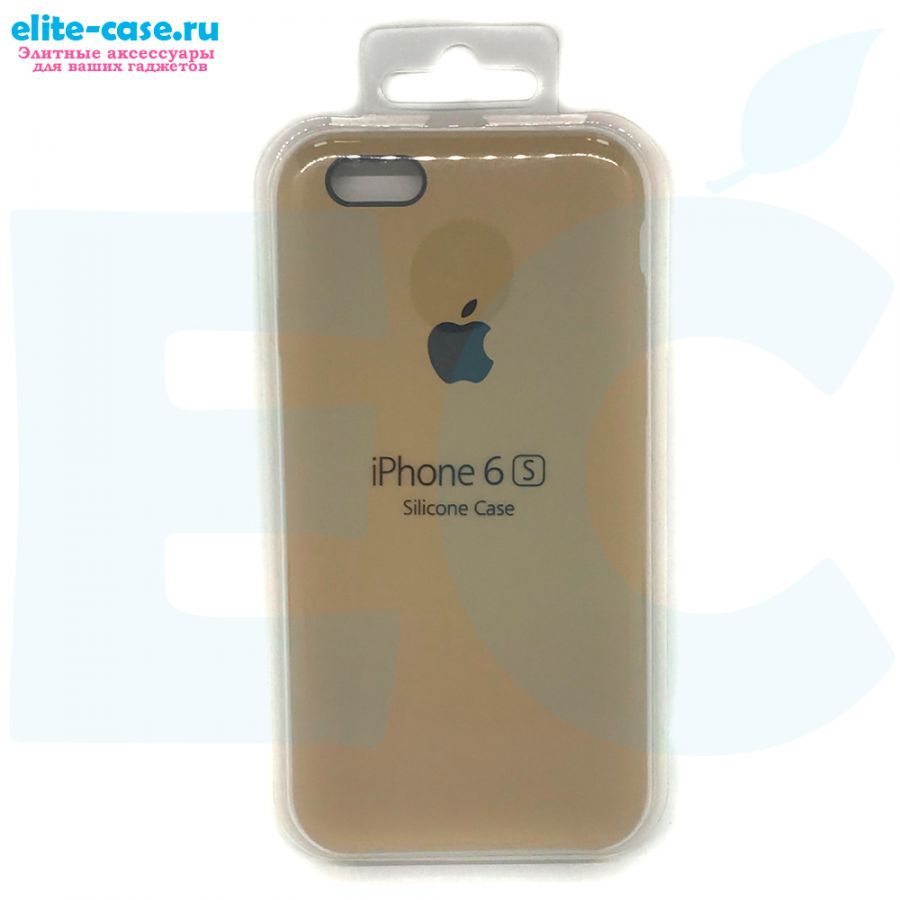 Силиконовый чехол Silicon Case для Apple iPhone 6/6S песочный хаки