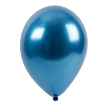 Шар (12''/30 см) хром синий