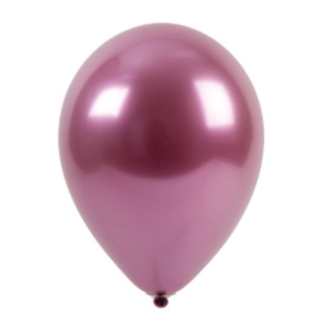 Шар (12''/30 см) хром ярко-розовый