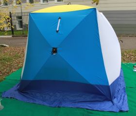 Палатка СТЭК Куб 3 трехслойная (дышащая)