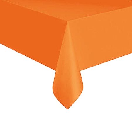 скатерть оранжевая одноразовая