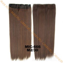 Искусственные термостойкие волосы на заколках на трессе №M2/30 (55 см) - 1 тресса, 100 гр.