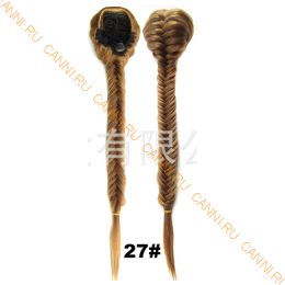 Искусственные термостойкие волосы Коса №027 (50 см) - 130 гр.