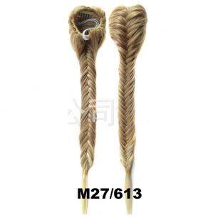 Искусственные термостойкие волосы Коса №M027/613 (50 см) - 130 гр.