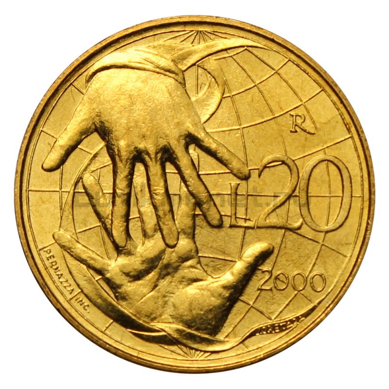 20 лир 2000 Сан-Марино